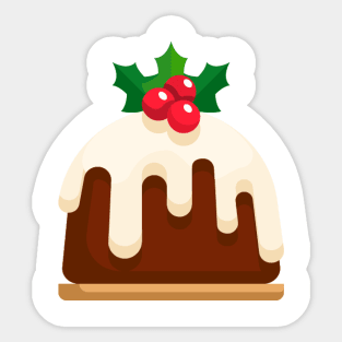 Christmas Cake Sticker